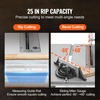 image:imageVEVOR Table Saw with Stand 10inch 15Amp 25in Max Rip Capacity Cutting Speed up to 5000RPM 40T Blade Portable Compact Jobsite Tablesaw wSliding Miter Gauge for Woodworking amp Furniture Making 018 Adjustable Depth for Woodworking
