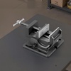 image:imageVEVOR Tilting Vise 425 Inch Jaw Width Portable Drill Press Bench Vise 090 Adjustable Tilt Durable Cast Iron Construction Workbench Vice for Woodworking for Benchtops and Drill Presses Black