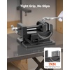 image:imageVEVOR Tilting Vise 425 Inch Jaw Width Portable Drill Press Bench Vise 090 Adjustable Tilt Durable Cast Iron Construction Workbench Vice for Woodworking for Benchtops and Drill Presses Black