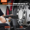 image:imageVEVOR Torque Multiplier 1 Inch Drive Lug Nut WrenchMultiplier Heavy Duty Torque Multiplier Wrench Set 158 4800Nm Lug Nut Remover Includes 8 Sockets 2438mm and Storage Case158 4 Sockets