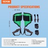 image:imageVEVOR Tree Climbing Spikes 1 Pair HeightAdjustable Climbing Spurs 350lbs Load Capacity Tree Climbing Gear with Straps Arborist Equipment for Climbers Hunting Fruit PickingGreen Upgraded