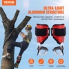 image:imageVEVOR Tree Climbing Spikes 1 Pair HeightAdjustable Climbing Spurs 350lbs Load Capacity Tree Climbing Gear with Straps Arborist Equipment for Climbers Hunting Fruit PickingRed Upgraded