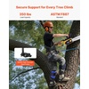 image:imageVEVOR Tree Climbing Spikes 1 Pair HeightAdjustable Climbing Spurs 350lbs Load Capacity Tree Climbing Gear with Straps Arborist Equipment for Climbers Hunting Fruit PickingNavy Blue Basic