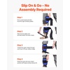 image:imageVEVOR Tree Climbing Spikes 1 Pair HeightAdjustable Climbing Spurs 350lbs Load Capacity Tree Climbing Gear with Straps Arborist Equipment for Climbers Hunting Fruit PickingBlue