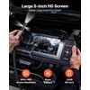 image:imageVEVOR Triple Lens Endoscope Camera 45 IPS Screen Borescope Inspection Camera with 1080P Lens 10 Adjustable Light 2860 mAh Battery Waterproof amp Oilproof Endoscope for Auto Wall Drain InspectionTripleView