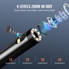 image:imageVEVOR Triple Lens Endoscope Camera 45 IPS Screen Borescope Inspection Camera with 1080P Lens 10 Adjustable Light 2860 mAh Battery Waterproof amp Oilproof Endoscope for Auto Wall Drain InspectionDualView