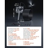 image:imageVEVOR Triple Lens Endoscope Camera 45 IPS Screen Borescope Inspection Camera with 1080P Lens 10 Adjustable Light 2860 mAh Battery Waterproof amp Oilproof Endoscope for Auto Wall Drain InspectionTripleView