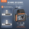 image:imageVEVOR Triple Lens Endoscope Camera 45 IPS Screen Borescope Inspection Camera with 1080P Lens 10 Adjustable Light 2860 mAh Battery Waterproof amp Oilproof Endoscope for Auto Wall Drain InspectionDualView