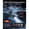 image:imageVEVOR Triple Lens Endoscope Camera 45 IPS Screen Borescope Inspection Camera with 1080P Lens 10 Adjustable Light 2860 mAh Battery Waterproof amp Oilproof Endoscope for Auto Wall Drain Inspection360View