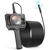 image:imageVEVOR Triple Lens Endoscope Camera 45 IPS Screen Borescope Inspection Camera with 1080P Lens 10 Adjustable Light 2860 mAh Battery Waterproof amp Oilproof Endoscope for Auto Wall Drain InspectionTripleView