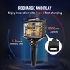 image:imageVEVOR Triple Lens Endoscope Camera 45 IPS Screen Borescope Inspection Camera with 1080P Lens 10 Adjustable Light 2860 mAh Battery Waterproof amp Oilproof Endoscope for Auto Wall Drain InspectionTripleView