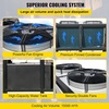 image:imageVEVOR Water Chiller 15Ton Capacity Industrial Chiller 15Hp AirCooled Water Chiller Finned Condenser with MicroComputer Control Stainless Steel Water Tank Chiller Machine for Cooling Water