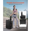 image:imageVEVOR Weatherproof Hard Case Heavy Duty Protective Dry Box with PreCut Foam Wheels amp Retractable Pull Handles for Travel Hunt Military Tactical IP67 Waterproof Case for Cameras57x45x2824819691252in