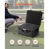image:imageVEVOR Weatherproof Hard Case Heavy Duty Protective Dry Box with PreCut Foam Wheels amp Retractable Pull Handles for Travel Hunt Military Tactical IP67 Waterproof Case for Cameras57x45x2824819691252in