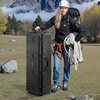 image:imageVEVOR Weatherproof Hard Case Heavy Duty Protective Dry Box with PreCut Foam Wheels amp Retractable Pull Handles for Travel Hunt Military Tactical IP67 Waterproof Case for Cameras57x45x28112x41x34 cm
