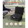 image:imageVEVOR Weatherproof Hard Case Heavy Duty Protective Dry Box with PreCut Foam Wheels amp Retractable Pull Handles for Travel Hunt Military Tactical IP67 Waterproof Case for Cameras57x45x28225617721091in