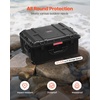 image:imageVEVOR Weatherproof Hard Case Heavy Duty Protective Dry Box with PreCut Foam Wheels amp Retractable Pull Handles for Travel Hunt Military Tactical IP67 Waterproof Case for Cameras57x45x2824819691252in