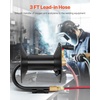 image:imageVEVOR Welding Hose Reel Hand Crank Rewind Hose Reel with 3FT Leadin Hose and 91618 B Fittings CeilingWall Mount Heavy Duty Steel Reel for Workshops Garages Welding Hose Not Included146 x 106 x 129 inch