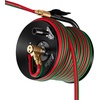 image:imageVEVOR Welding Hose Reel Hand Crank Rewind Hose Reel with 3FT Leadin Hose and 91618 B Fittings CeilingWall Mount Heavy Duty Steel Reel for Workshops Garages Welding Hose Not IncludedT Grade14 Inch x 100FT