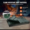 image:imageVEVOR Welding Screen with Frame 6 x 6 3 Panel Welding Curtain Screens FlameResistant Vinyl Welding Protection Screen on 12 Swivel Wheels 6 Lockable Movable amp Professional for Workshop YellowGreen