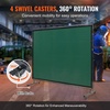image:imageVEVOR Welding Screen with Frame 6 x 8 Welding Curtain Screen FlameResistant Vinyl Welding Protection Screen on 4 Swivel Wheels 2 Lockable Moveable amp Professional for WorkshopIndustrial RedGreen