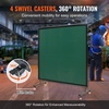 image:imageVEVOR Welding Screen with Frame 6 x 8 Welding Curtain Screen FlameResistant Vinyl Welding Protection Screen on 4 Swivel Wheels 2 Lockable Moveable amp Professional for WorkshopIndustrial RedGreen
