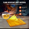 image:imageVEVOR Welding Screen with Frame 6 x 8 Welding Curtain Screen FlameResistant Vinyl Welding Protection Screen on 4 Swivel Wheels 2 Lockable Moveable amp Professional for WorkshopIndustrial RedYellow