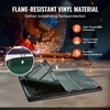 image:imageVEVOR Welding Screen with Frame 6 x 8 Welding Curtain Screen FlameResistant Vinyl Welding Protection Screen on 4 Swivel Wheels 2 Lockable Moveable amp Professional for WorkshopIndustrial RedGreen