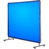 image:imageVEVOR Welding Screen with Frame 6 x 8 Welding Curtain Screen FlameResistant Vinyl Welding Protection Screen on 4 Swivel Wheels 2 Lockable Moveable amp Professional for WorkshopIndustrial RedBlue