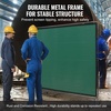 image:imageVEVOR Welding Screen with Frame 6 x 8 Welding Curtain Screen FlameResistant Vinyl Welding Protection Screen on 4 Swivel Wheels 2 Lockable Moveable amp Professional for WorkshopIndustrial RedGreen