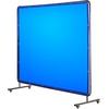 image:imageVEVOR Welding Screen with Frame 6 x 8 Welding Curtain Screen FlameResistant Vinyl Welding Protection Screen on 4 Swivel Wheels 2 Lockable Moveable amp Professional for WorkshopIndustrial RedBlue