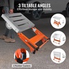 image:imageVEVOR Welding Table Foldable 30x20 Welding Workbench Table 400lbs Load Capacity Steel on Wheels Work Bench Adjustable Height with 3 Tilt Angles Three 11 Slot Retractable Guide Rails