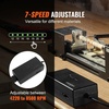 image:imageVEVOR Wood Lathe 6Amp 1 HP Benchtop Wood Lathe Machine with 150 to 3800 RPM Variable Speed 12 x 18 Workbench Brushless DC Motor Cast Iron Construction for Beginners DIY Enthusiasts Woodworking276 in x 63 in
