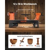 image:imageVEVOR Wood Lathe 6Amp 1 HP Benchtop Wood Lathe Machine with 150 to 3800 RPM Variable Speed 12 x 18 Workbench Brushless DC Motor Cast Iron Construction for Beginners DIY Enthusiasts Woodworking12 x 181 HP