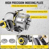 image:imageVevor 5Inch 3 Jaw Chuck Dividing Head Set Precision Semi Universal Dividing Head for Milling Machine Rotary Table Tailstock Milling SetDividing Head