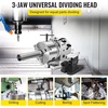 image:imageVevor 5Inch 3 Jaw Chuck Dividing Head Set Precision Semi Universal Dividing Head for Milling Machine Rotary Table Tailstock Milling SetDividing Head