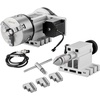 image:imageVevor 5Inch 3 Jaw Chuck Dividing Head Set Precision Semi Universal Dividing Head for Milling Machine Rotary Table Tailstock Milling SetK11100mm