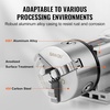 image:imageVevor 5Inch 3 Jaw Chuck Dividing Head Set Precision Semi Universal Dividing Head for Milling Machine Rotary Table Tailstock Milling SetK11100mm