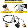 image:imageVevor Go Kart Brake Master Cylinder Kit Go Kart Hydraulic Brake Kit Universal Go Karts Brake Kit Kandi Complete Including Master Cylinder Hose Caliper Pad for 150cc  Automotive