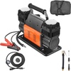 image:imageVEVOR 106 CFM Heavy Duty Air Compressor 30s Fast Inflation  DualCylinder Portable Tire Inflator 12V 150PSI Offroad Air Pump with Adapters for Trucks Car SUV 4 x 4 Vehicle RV106CFM