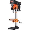 image:imageVEVOR 12 in Benchtop Drill Press 5 Amp 120V Variable Speed Cast Iron Bench Drill Press 12 in Swing Distance 045 Tiltling Worktable with Laser Work Light Tabletop Drilling Machine for Wood Metal12in5A