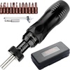 image:imageVEVOR 14 Drive Screwdriver Torque Wrench with Scale 1070 inlbs Torque Range 1 inlbs Torque Increment Torque Screwdriver with Bits amp CasePro 1070 inlb