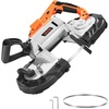 image:imageVEVOR 20V Portable Band Saw 5 in Deep Cut 360W Cordless Compact Bandsaw with Brushless Motor Adjustable Speed for Cutting Metal Wood Compatible with Makita Batteries Bare Tool Only5inch Bare Tool only
