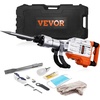 image:imageVEVOR 3500W Electric Demolition Hammer 1900 BPM Durable Jack Hammer Concrete Breaker with 2 Chisels Gloves and a 360 Rotatable Handle for Efficient Trenching BlackOrange