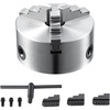 image:imageVEVOR 3Jaw Lathe Chuck 8 SelfCentering Lathe Chuck 0168 in4200 mm Clamping Range with Tkey Fixing Screws Hexagon Wrench for Lathe 3D Printer Machining Center Milling Drilling Machine6 In