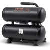image:imageVEVOR Air Compressor 8 Gallon Steel Tank 1HP 22 CFM90 PSI Oil Free Air Compressor amp Max 120PSI Pressure 80dB Ultra Quiet Portable Compressor for Auto Repair Tire Inflation Spray Painting46 Gallon