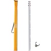 image:imageVEVOR Aluminum Grade Rod 25Feet10ths 6 Sections Telescopic Measuring RodDoubleSided Scale 110ft Leveling Rod StickAluminum Alloy Survey Rod wBubble Level ampCarrying Bag for HousesWallsFloors9 FT8ths