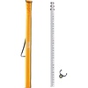 image:imageVEVOR Aluminum Grade Rod 25Feet10ths 6 Sections Telescopic Measuring RodDoubleSided Scale 110ft Leveling Rod StickAluminum Alloy Survey Rod wBubble Level ampCarrying Bag for HousesWallsFloors9 FT10ths