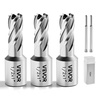 image:imageVEVOR Annular Cutter Set 13 pcs Weldon Shank Mag Drill Bits 1 Cutting Depth 716 to 1116 Cutting Diameter M2AL HSS 2 Pilot Pins Hex Wrench and Portable Case for Using with Magnetic Drills12  1