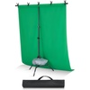 image:imageVEVOR Backdrop Stand 85 x 10 ft Adjustable Photo Backdrop Stand Kit Portable Background with 7 Crossbars Heavy Duty Projector Screen for Wedding Photo Video Studio amp Party5 x 65 Ft